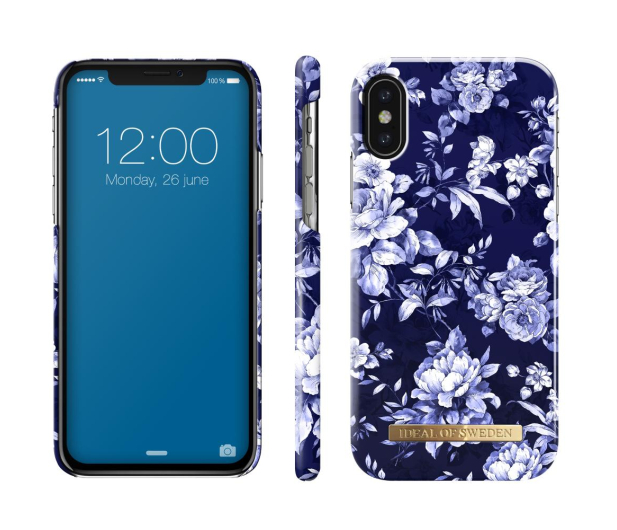Etui Fashion Case do iPhone X niebieskie - 1381337 - zdjęcie 2